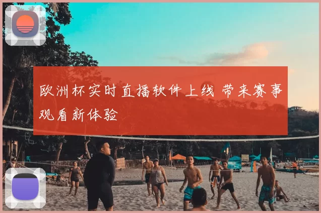 欧洲杯实时直播软件上线 带来赛事观看新体验