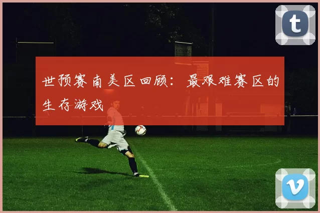 世预赛南美区回顾:最艰难赛区的生存游戏
